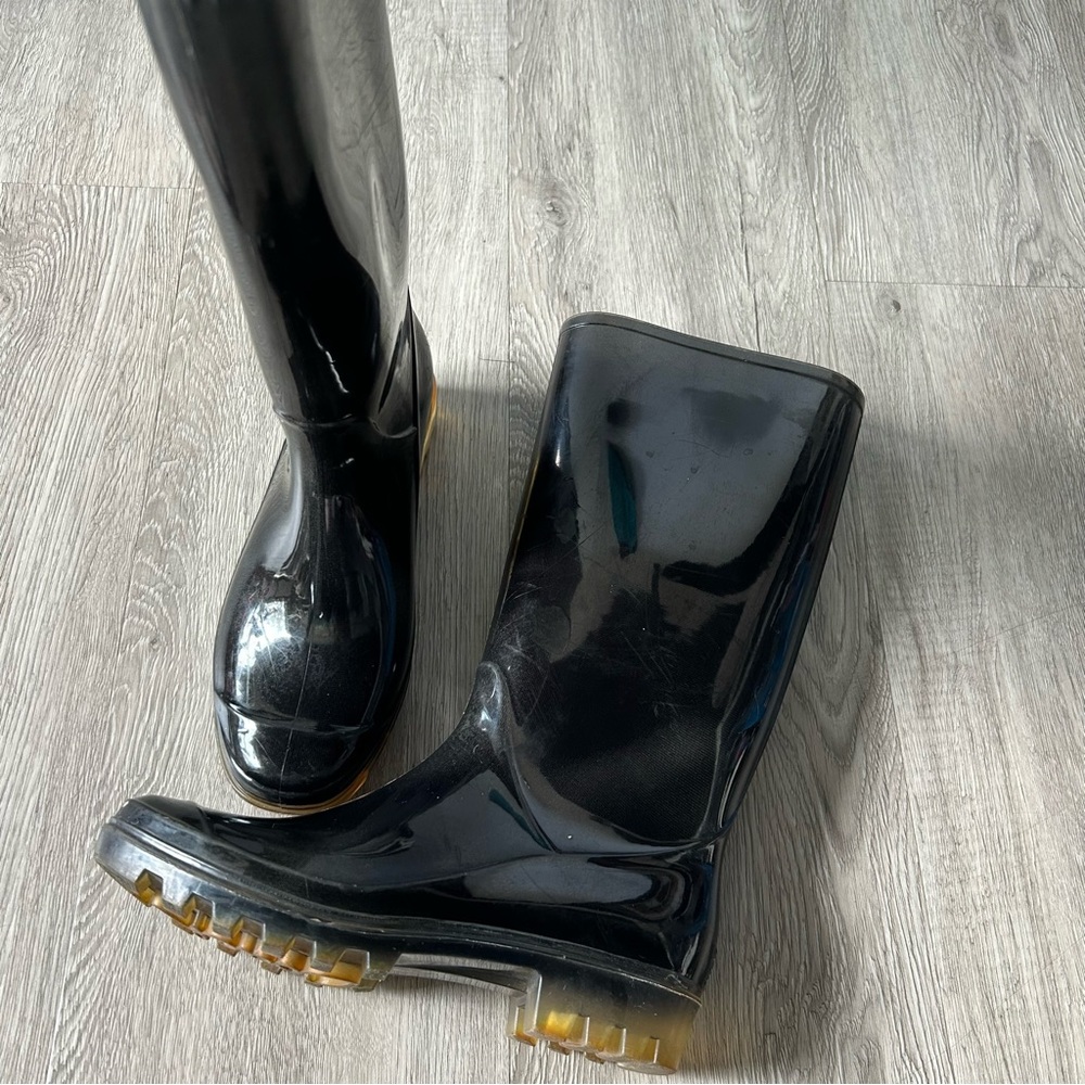 Coach Rain Boots ladies size 5